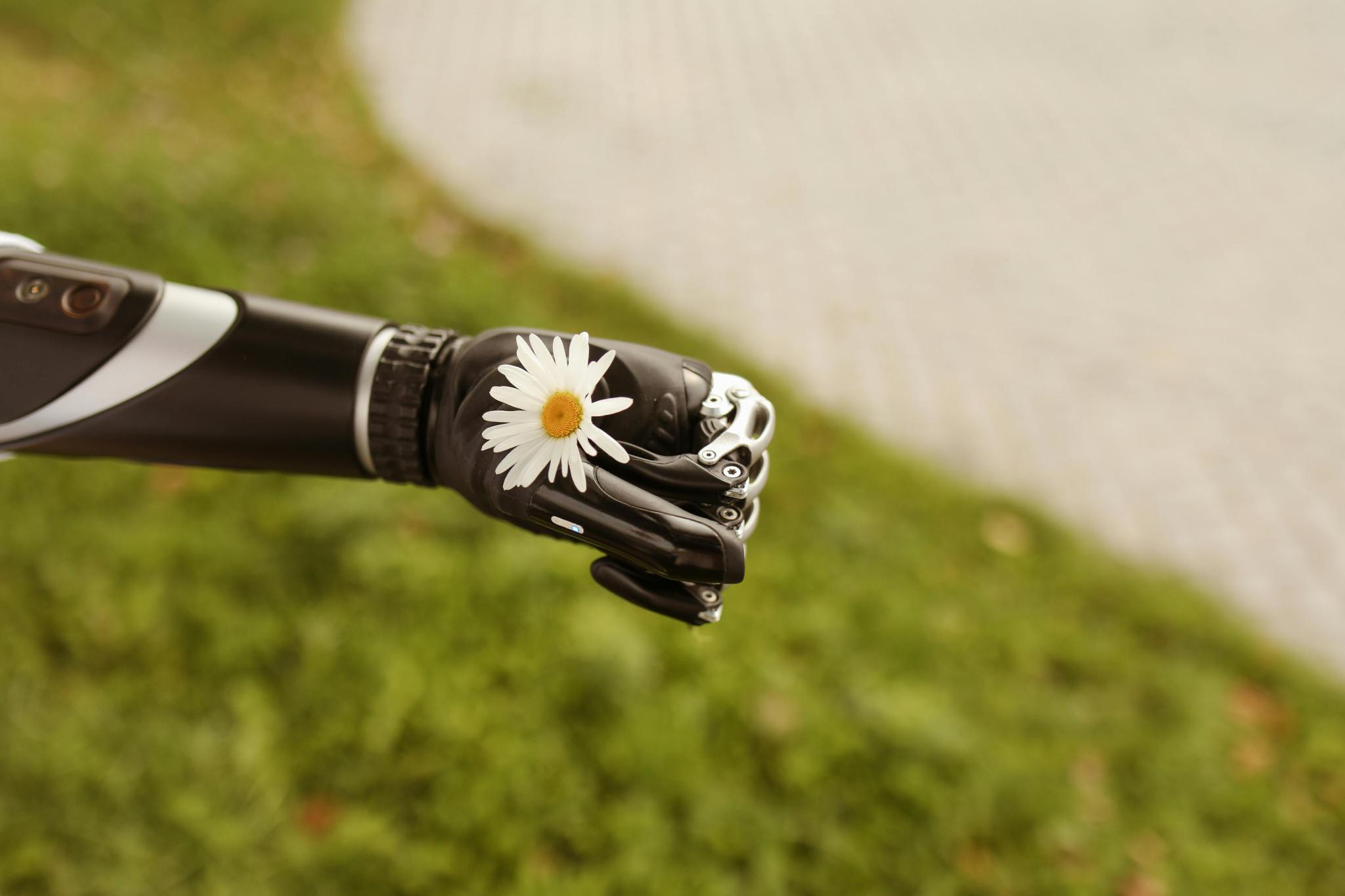 robot flower