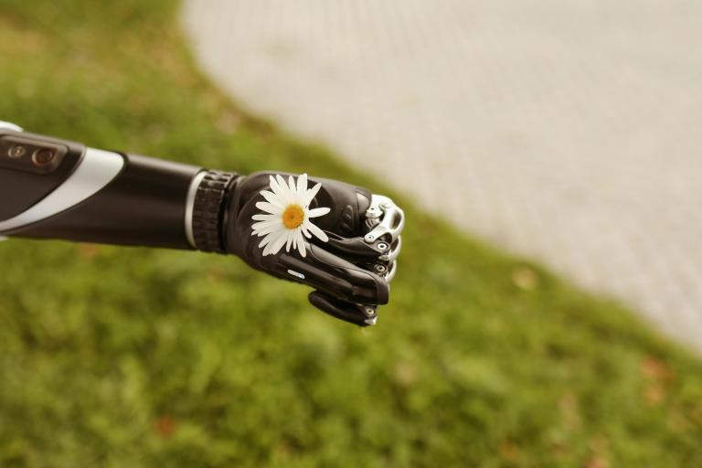 robot flower